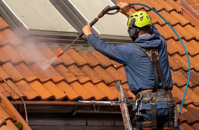 Démoussage et hydrofuge de toiture à Centuri